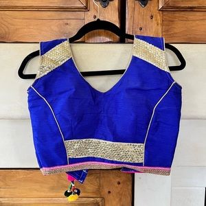 Traditional, three-piece designer Indian set.